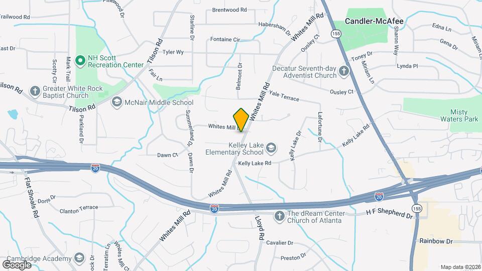 2369 Whites Mill Rd Map and Location Details