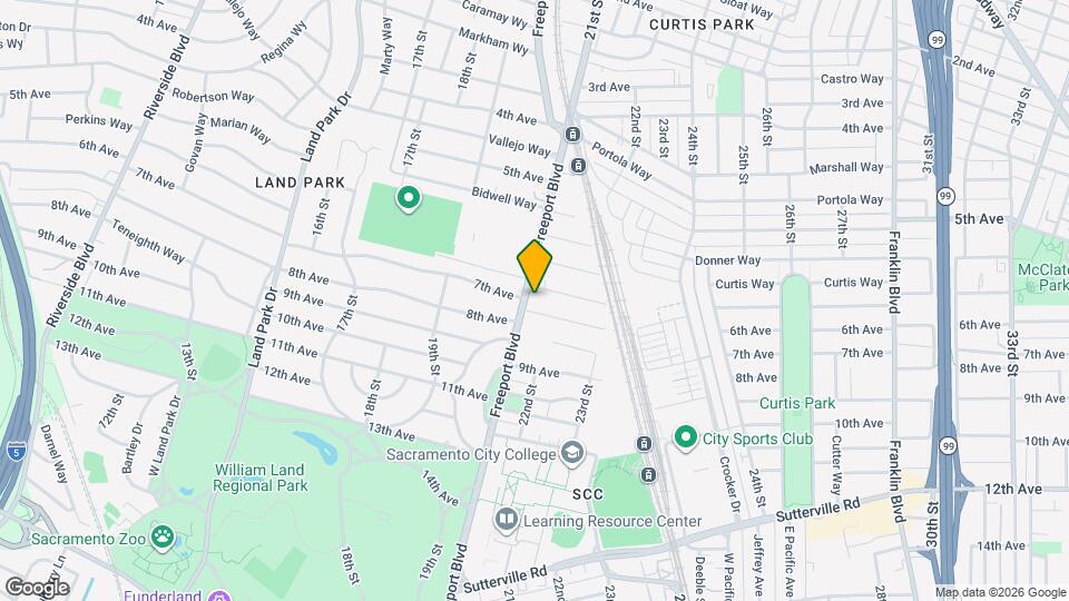 3117 Freeport Blvd Map and Location Details