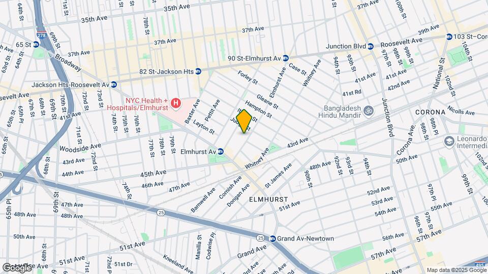 85-05 Elmhurst Avenue Mapa y Detalles de la Ubicación