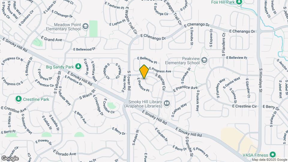 5227 S Bahama Cir Map and Location Details
