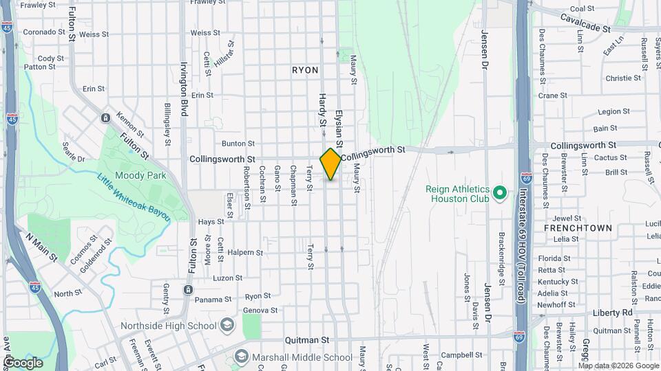 1603 Bigelow St Map and Location Details