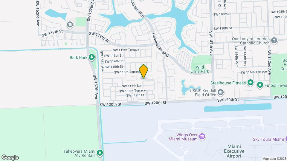 15290 SW 117th St Map and Location Details
