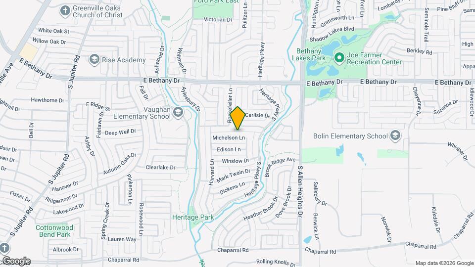 1021 Michelson Ln Mapa y Detalles de la Ubicación