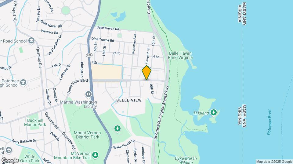 1203 Belle View Blvd Map and Location Details