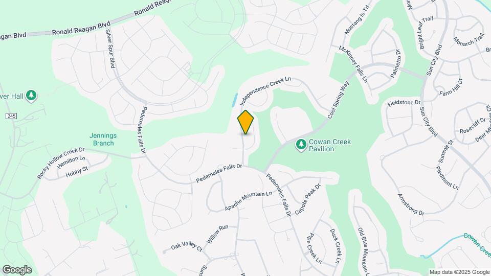 721 Independence Creek Ln Map and Location Details