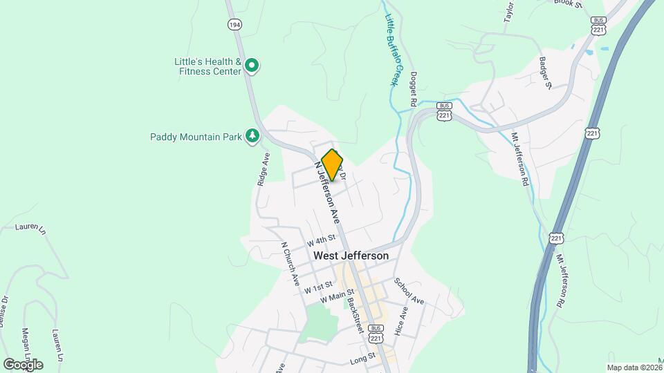 504 N Jefferson Ave Map and Location Details