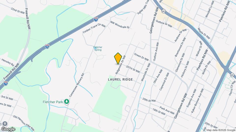 1981 Ridgeview Dr NW Map and Location Details