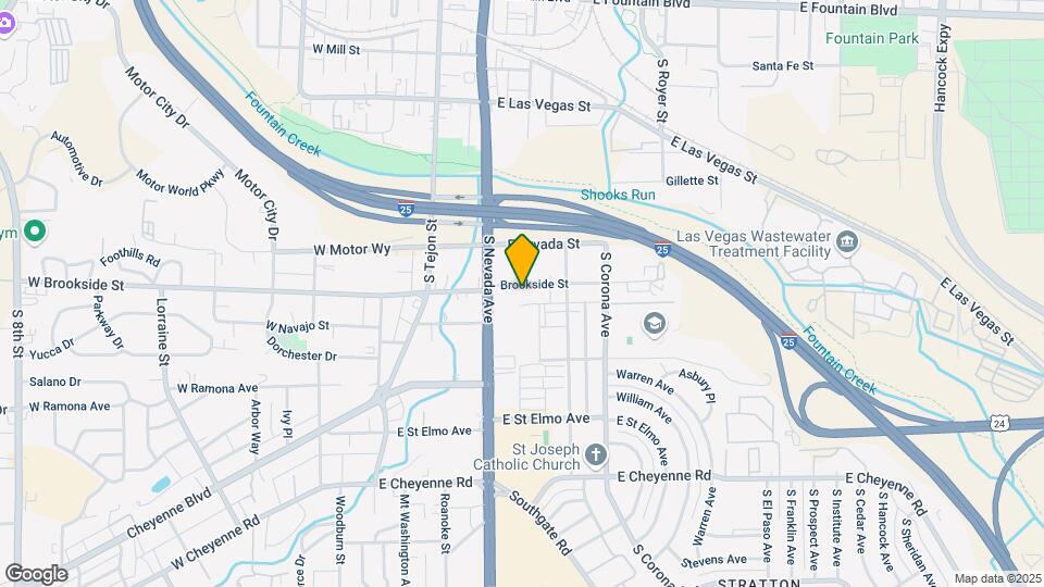 225 E Brookside St-Unit -4 Map and Location Details