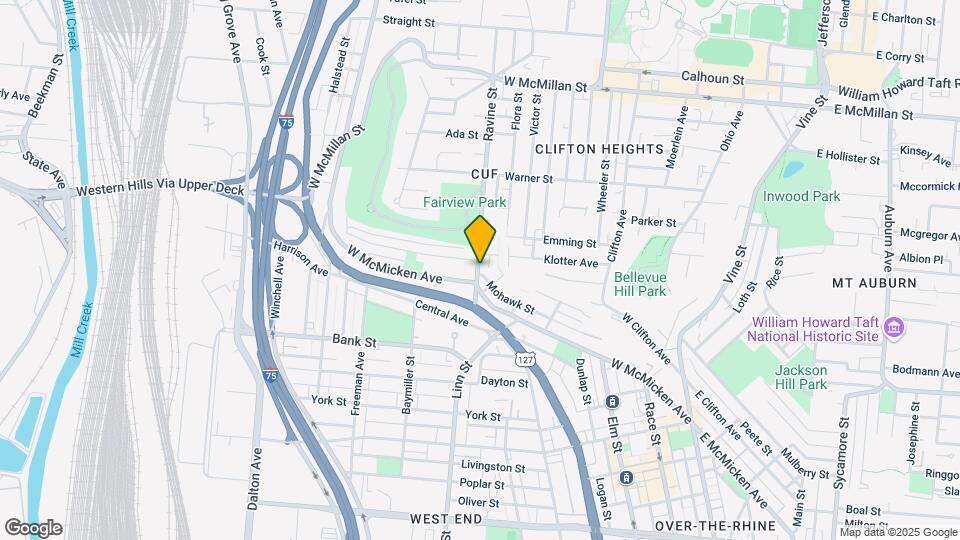 2118 Ravine St Map and Location Details