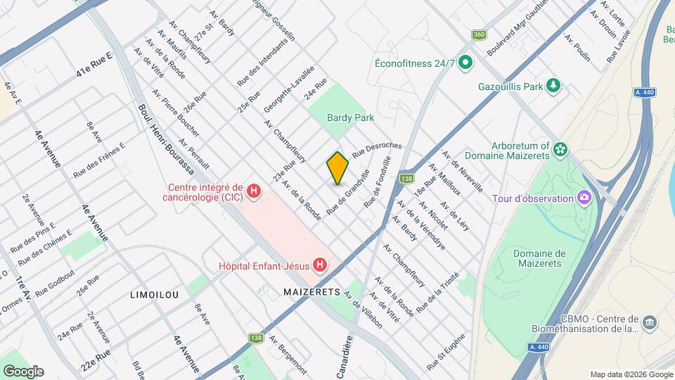 2040 Champfleury Av Map and Location Details