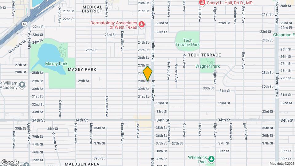 3407 29th St Map and Location Details