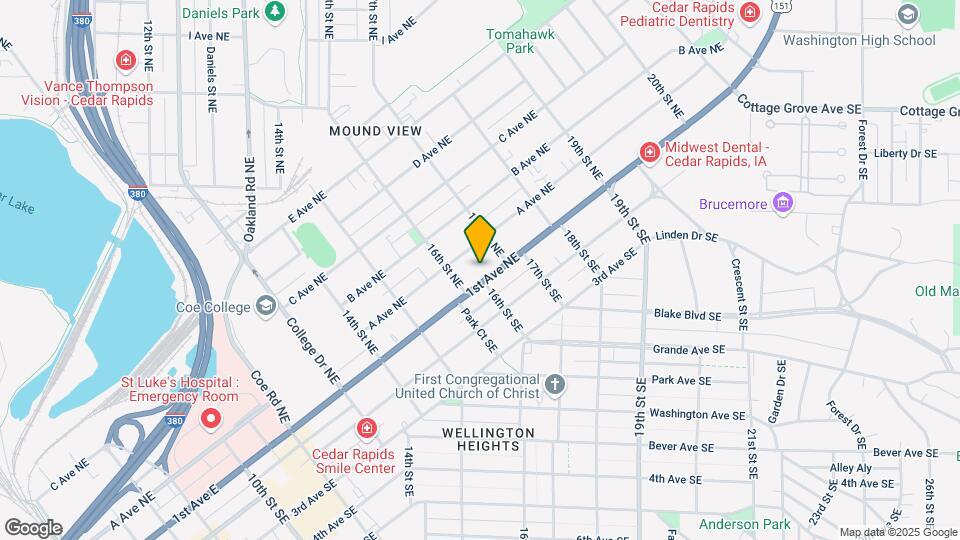 1630 1st Ave NE Map and Location Details