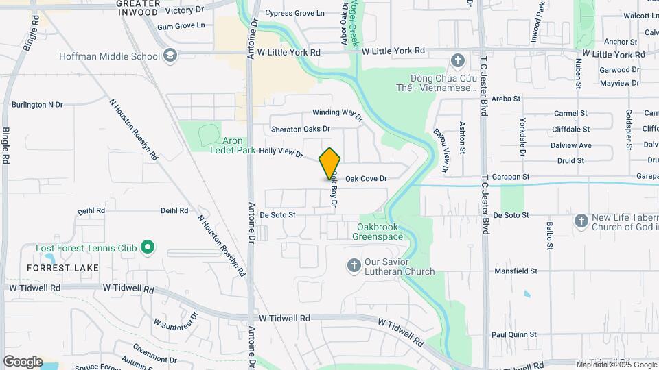 6115 Oak Bay Dr Map and Location Details