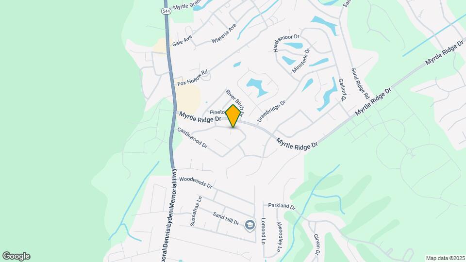 886 Castlewood Dr Map and Location Details