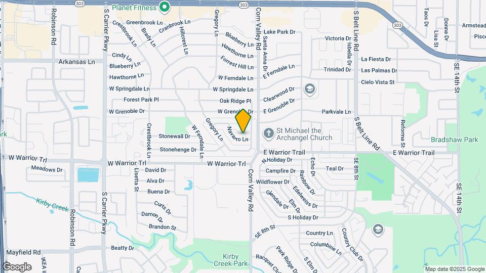 312 Navarro Ln Map and Location Details