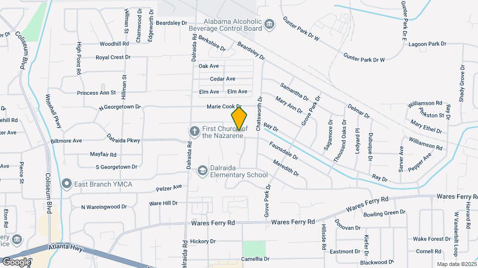3867 Faunsdale Dr Map and Location Details