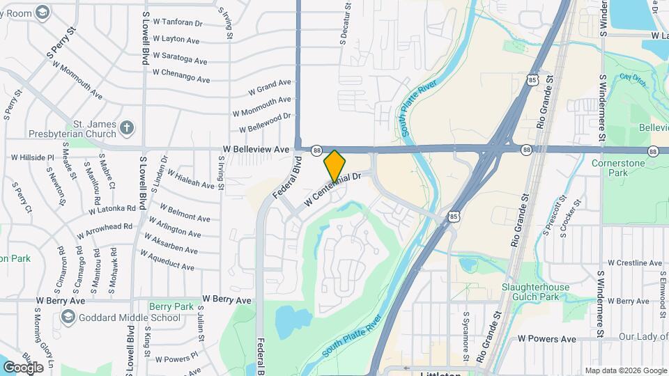 2800 W Centennial Dr Map and Location Details