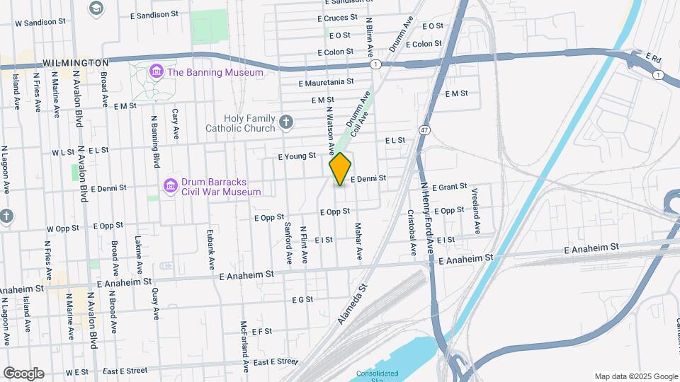 1030 Watson Ave Map and Location Details