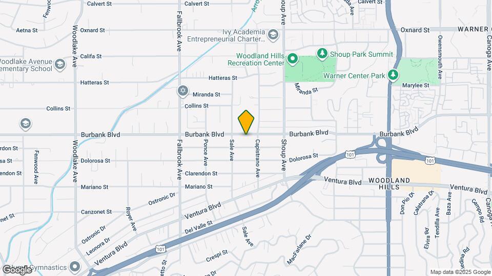 22528 Burbank Blvd Map and Location Details