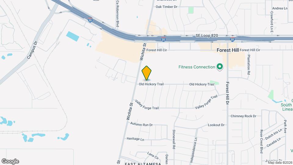 3025 Old Hickory Trail Map and Location Details