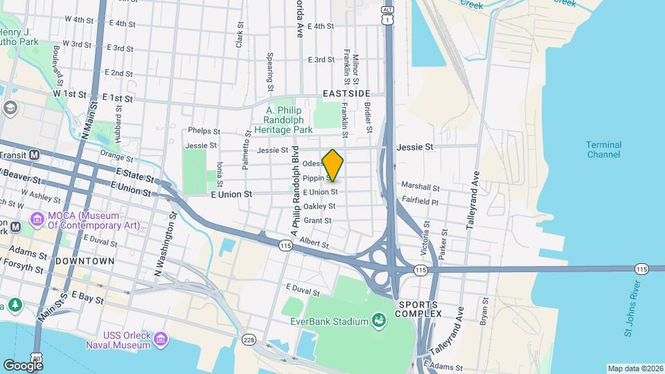 1127 E Union St Mapa y Detalles de la Ubicación