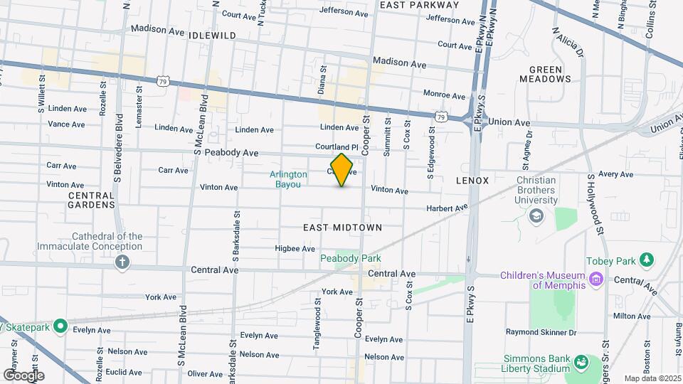 2091 Vinton Ave Map and Location Details