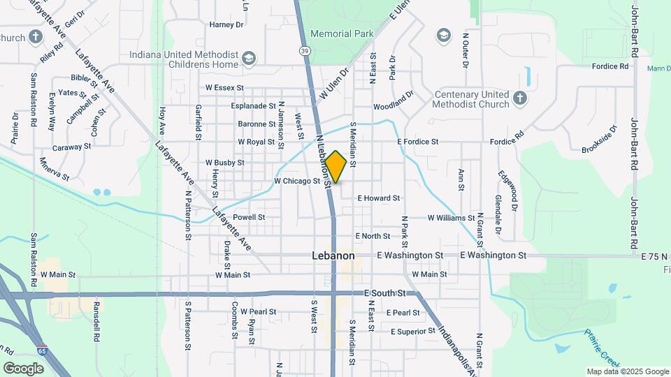 517 N Lebanon St Map and Location Details