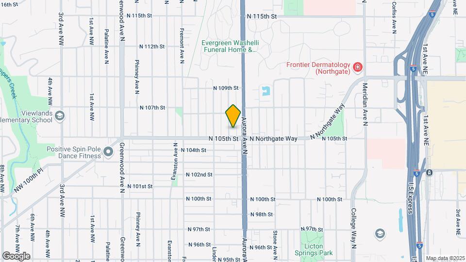 10510 Whitman Ave N Mapa y Detalles de la Ubicación