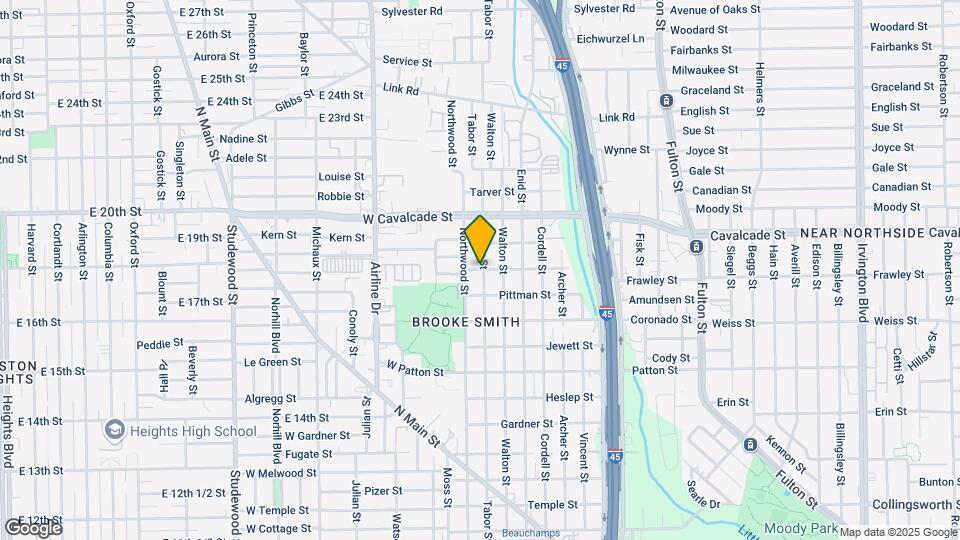 1108 Mathis St Map and Location Details
