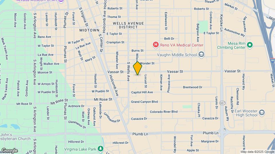 412 Vassar St Map and Location Details
