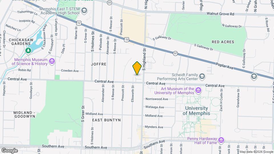 284 W Central Park St, Unit 1 Map and Location Details