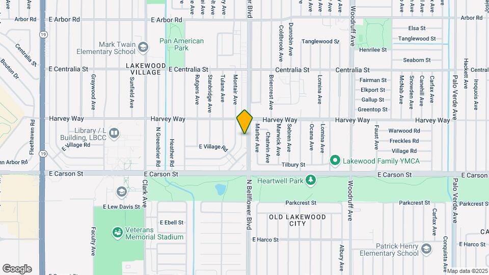 4217 1/2 Bellflower Blvd Map and Location Details