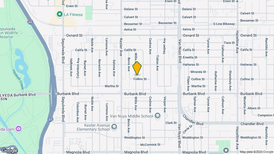 5706 Willis Ave Map and Location Details