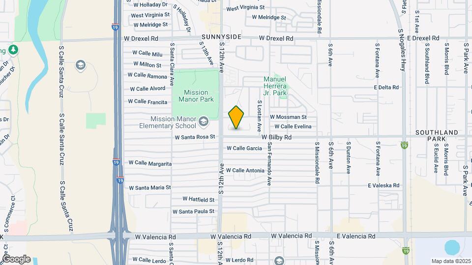 501 W Placita Durango Map and Location Details