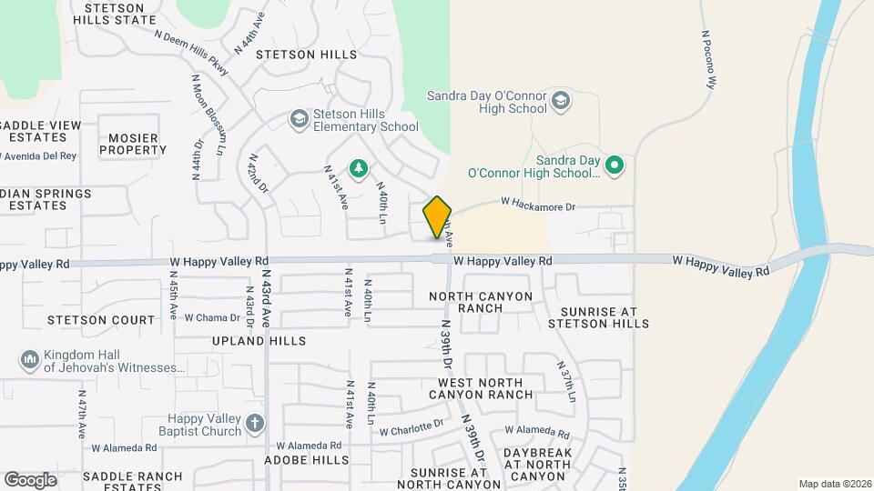 3915 W Buckskin Trail Mapa y Detalles de la Ubicación