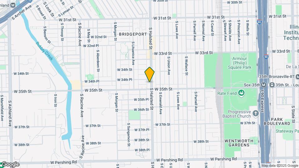 3450 S Halsted St, Unit 3450 S Halsted St Apt 206 Map and Location Details