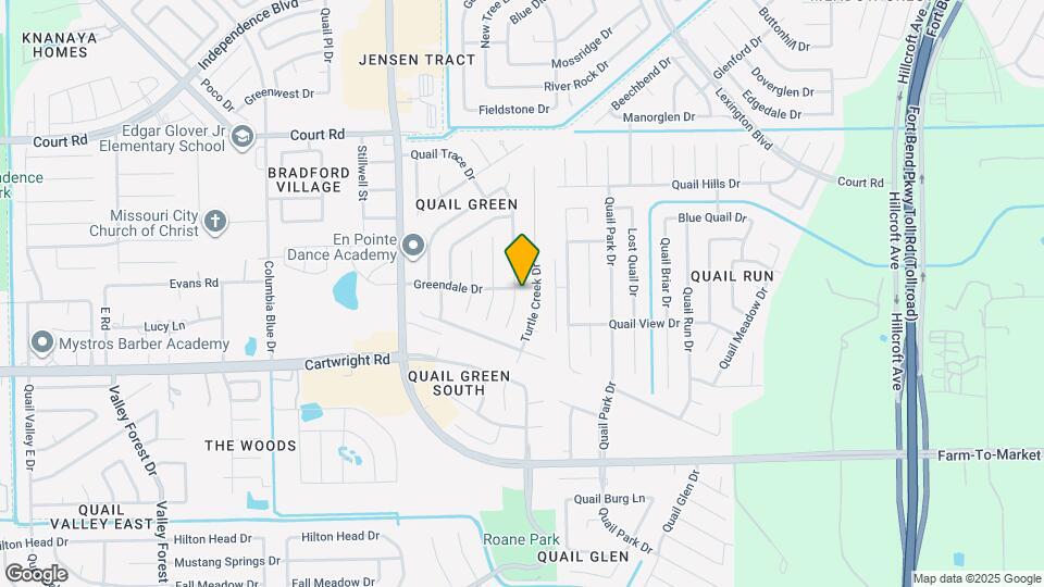 2803 Green Hollow Ct Map and Location Details