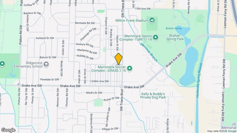 3509 Alpine St SW Map and Location Details