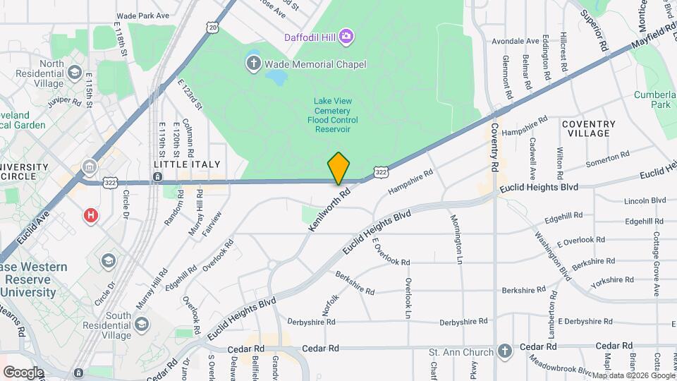 2545 Kenilworth Rd Map and Location Details