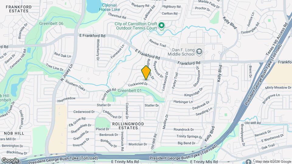 2223 Lockwood Dr Map and Location Details
