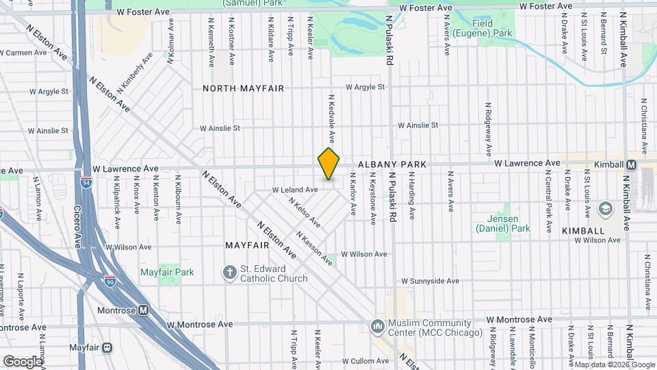 4730 N Kedvale Ave, Unit Garden Unit Map and Location Details