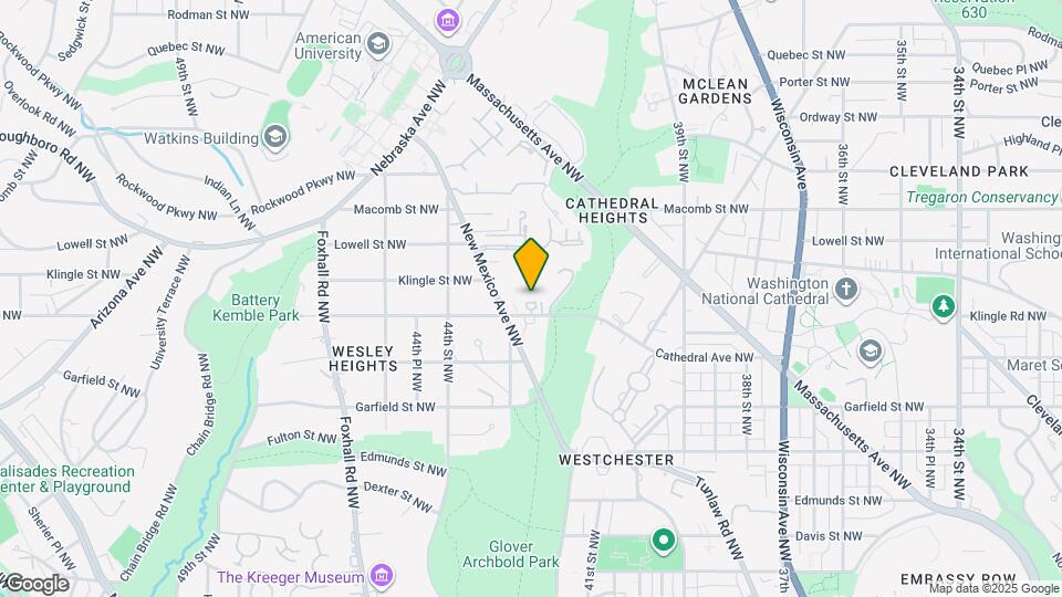 4201 Cathedral Ave NW, Unit 503W Mapa y Detalles de la Ubicación