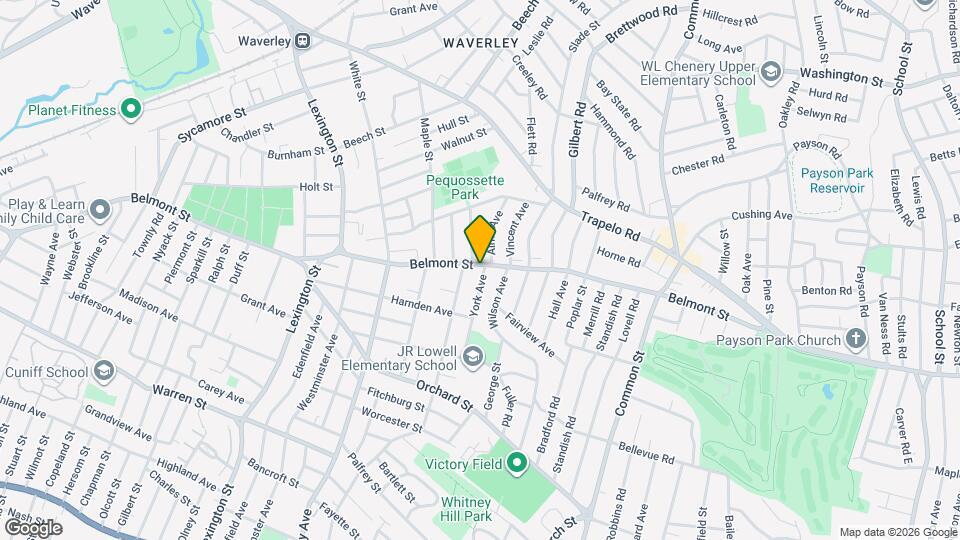 740 Belmont St Mapa y Detalles de la Ubicación