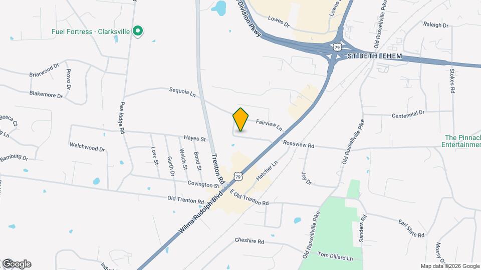 141 W Rossview Rd Map and Location Details