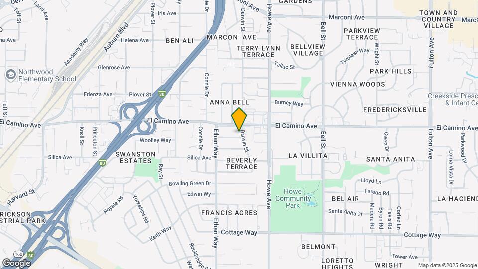 2037 Robert Way, Unit 4 - Upstairs right large Map and Location Details