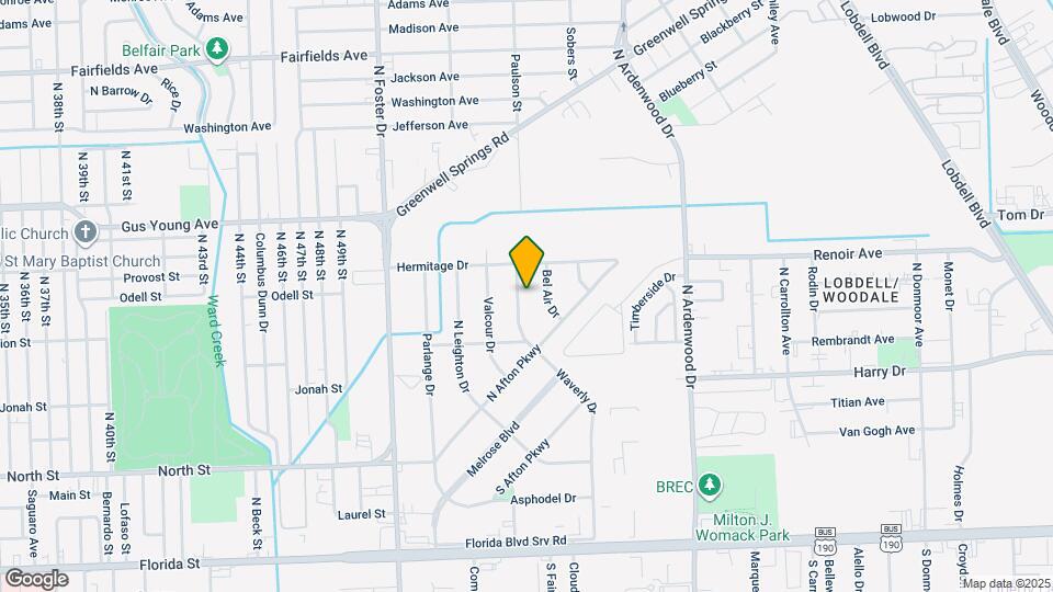 1134 Waverly Dr Map and Location Details