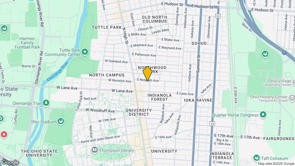 65 E Norwich Ave Map and Location Details