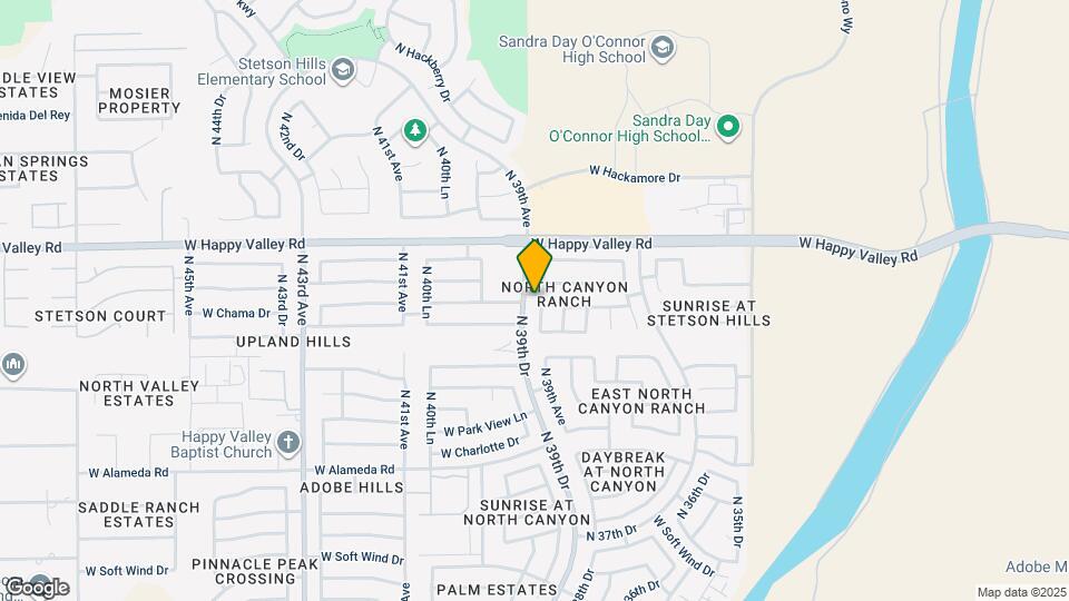 24634 N 39th Ave Mapa y Detalles de la Ubicación