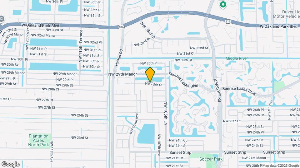 10760 NW 29th Mnr Map and Location Details