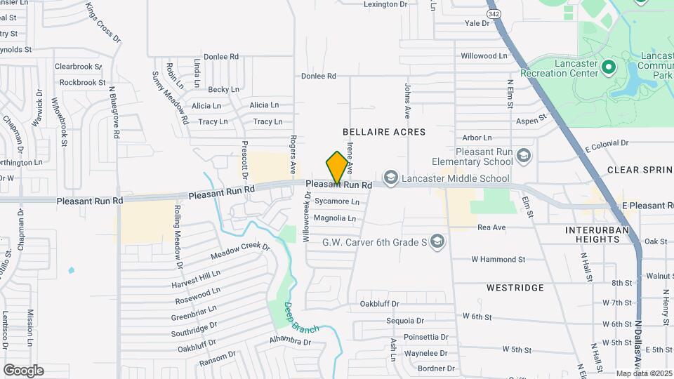 914 W Pleasant Run Rd Map and Location Details